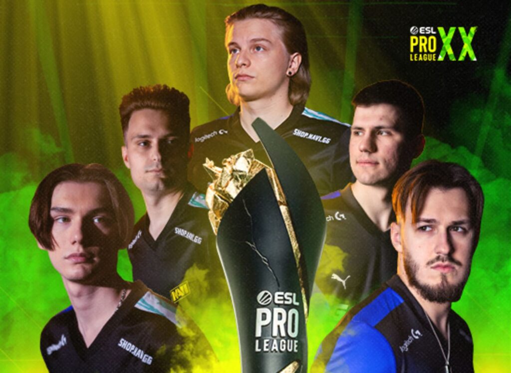NAVI at the ESL Pro League Season 20 tournament