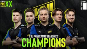 NAVI became the champions of ESL Pro League Season 20