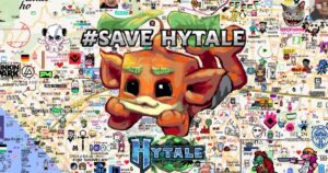 Hytale Supporters Create #SaveHytale Artwork at Riot Games' Office in Wplace to Protest Cancellation